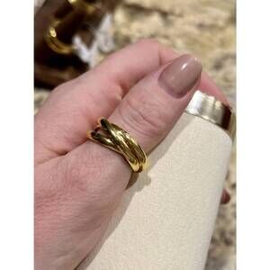 NEW SAHIRA women's golden girl ring set in gold